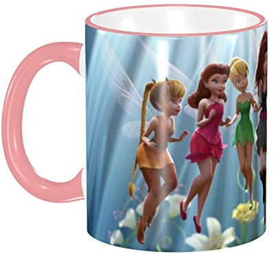 Mug for Tinker Bell Funny Mug Ceramic Mugs Coffee Tea Mug Milk Water Mug Novelty Gift for Office and Home 330ML
