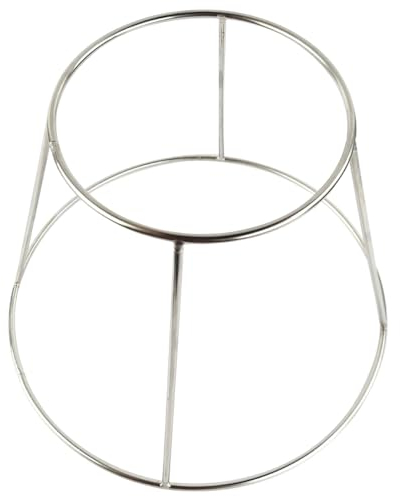 SHERCHPRY Vassoio per pizza in metallo con alzatina per pizza, piatto da portata e vassoio per frutti di mare da tavolo, supporto per alzate per feste in casa, argento 15-27 cm