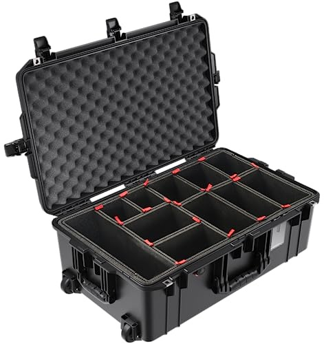Pelican Air 1595 Case with Trekpak Divider (Black)