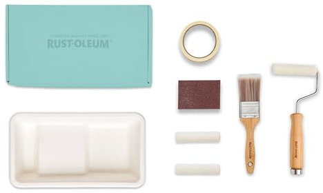 Rust-Oleum Ready to Roll - Eco Paint Kit (Small) - Bathroom Wood & Cabinet Matt Soft Blues