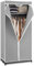GOPLUS Kleiderschrank Stoff, Stoffschrank mit Reißverschluss & Kleiderstange, Stoffschrank Stoffkleiderschrank klappbar für Schlafzimmer, 74 x 50 x 172cm (Grau)