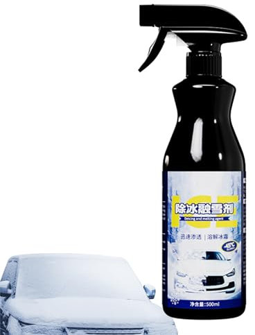 SOYDAN Enteiser-Spray zum Schmelzen von Schnee für das Auto | 500 ml Universal-Frostschutz-Spray für Windschutzscheiben für Auspuffrohre