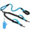 Eyein Double Dog Lead No Tangle - 360° Swivel Heavy Duty Reflective Leash with Two Padded Handles Dual Dog Splitter, Comfortable Shock Absorbing Walking Training for 2 Small Medium Dogs (3-16kg)