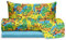 hermet Jolly, Set Lenzuola Letto Singolo Dinosauro, 100% Cotone, Lenzuolo Sopra + Lenzuolo con Angoli + Federa, Completo Letto Fansatisa Cameretta