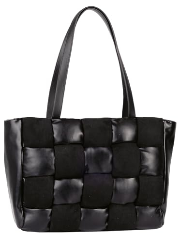 Gabor bags Abbi Damen Shopper Umhängetasche Reißverschluss Mittelgroß Schwarz