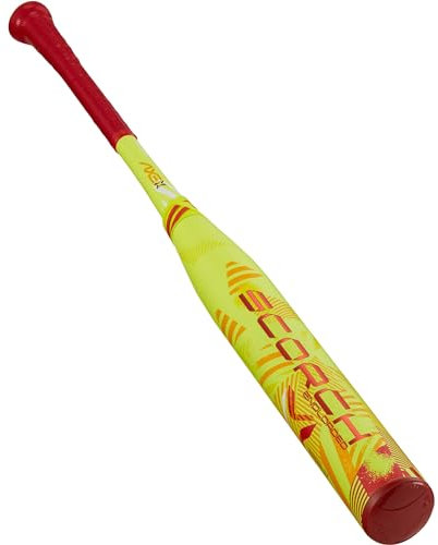 Axe Unisex-Erwachsene Scorch USA/ASA Slowpitch Softballschläger, gelb/rot, 26 oz
