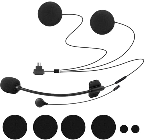 FreedConn FX Zubehör Lautsprecher und Mikrofon, für FX Motorradhelm Bluetooth Headset Intercom