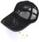 Cappello con Ventola Ad Energia Solare - Cappello con Ventola Solare | Cappello con Visiera Parasole con Ventola | Cappello da Camionista da Baseball Regolabe, Ricarica Solare/USB, Nero
