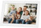 Kruger&Matz Digitaler Fotorahmen FRAMEO 1280 x 800 px 10,1 Wi-Fi MicroSD Video Timer Wetter Weiß Rahmen KM1100W