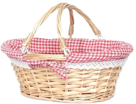 Canasta De Huevos Cesta Tejida De Bambú De La Cesta Del Huevo De Mimbre, Tenedor Vegetal De La Fruta De La Rota Natural De La Cesta Del Huevo De Mimbre Hueveras Huevera(A)