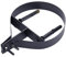 Colcolo 8 Chimney Pipe Bracket Wall Support Flue Liner Clamp Fireplace Parts Diameter 200 mm Stove Pipe Clamp Chimney Pipe Holder, Black