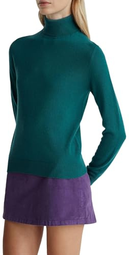 United Colors of Benetton Maglia Ciclista M/L 1002d2348, Maglione Donna, Verde Scuro 0C5, M
