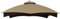 COOSHADE Riplock-Pavillon-Ersatzdach für Lowe's Allen Roth #GF-12S004B-1 (Hellbeige)
