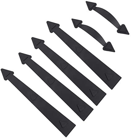 SOLUSTRE 1satz Garage Door Magnetic Pull Handle Dekorativer Stabiler Und Langlebiger Türgriff Schwarz Installieren Und Nützlich Für Garagentore Mit Komfortablem