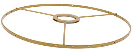 Garneck Lampenschirm Metallring 28cm E27 Für DIY Pendelleuchte - Stabiler Lampenring Aus Eisen - Idealer Lampenschattenhalter Für Kronleuchter Tisch Und Deckenleuchten