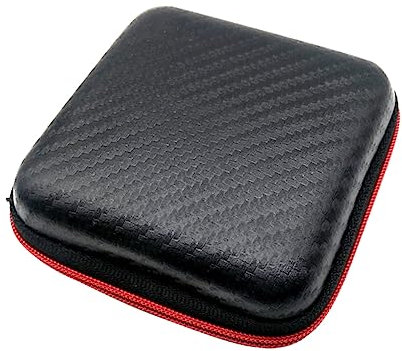 SHINEOFI Eva Earphone Bag Headphones Pouch Earbuds Protective Case Dry Drawstring