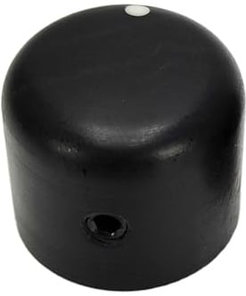 Aboiled Premium Ebony Guitar Control Knobs for Timbre and Volume Speed Adjustments, Suitable for Potentiometers