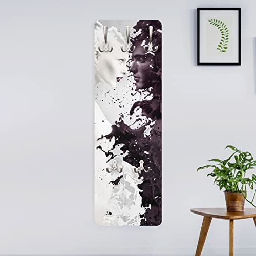 Bilderwelten Garderobe - Top Bestseller Garderoben, Größe HxB:105cm x 34cm, Motiv:Milk & Coffee