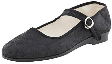 Japanwelt Original China-Samt-Ballerinas - Damen-Schuhe in vielen Farben Gr. 33-42