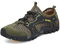 FLARUT Herren Sportsandalen Sommer Trekking Sandalen Wanderschuhe Outdoorsandalen Super Atmung Draussen Hiking Schuhe Mesh Vamp Wasserschuhe Sport Laufen Klettern(Grün,42)