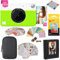 KODAK Printomatic Sofortbildkamera (Grün) Geschenkpaket + Zinkpapier (20 Blatt) + Etui + 7 Aufklebersets + Marker + Fotoalbum