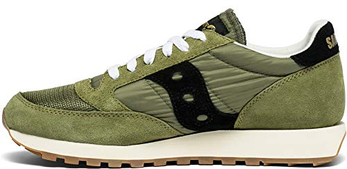 Saucony Jazz Original Vintage Herren Sportschuhe, Olive Black, 40 EU