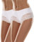 Merry Style Damen Boxershorts MSGAB107 (Weiß (2Pack), 40 (Herstellergröße: L))