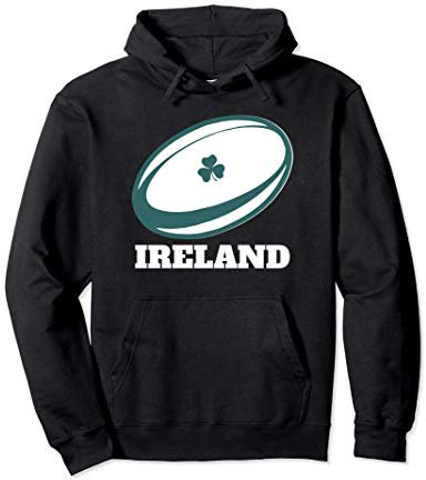 Irland Rugby - Klassischer irischer Rugbyball Pullover Hoodie