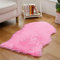 Strhopelove Faux Lammfell Schaffell Teppich Kunstfell Dekofell Lammfellimitat Teppich Longhair Fell Nachahmung Wolle Bettvorleger Sofa Matte (Pink)