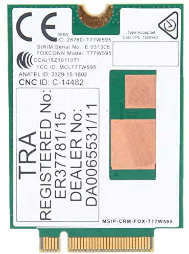 Carte Réseau Module 4G, Carte de Module d'interface 4G LTE NGFF de Remplacement pour Ordinateur Portable EliteBook 840 G3/pour Station de Travail Mobile ZBook 15u G3, Transmission
