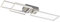 BRILONER Leuchten - LED Deckenleuchte, Deckenlampe dimmbar, inkl. Memoryfunktion, 2 LED-Module drehbar, 43,8 Watt, 3.300 Lumen, 3.000 Kelvin, Chrom-Alu, 928x260x96mm (LxBxH), 3136-018