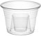 Party Essentials Jager Blaster Power Bombs-Becher aus weichem Kunststoff, 85 ml, 100 Stück, transparent