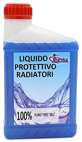 Liquido radiatore auto e sistemi industriali, antigelo blu 100% puro - 1 Litro