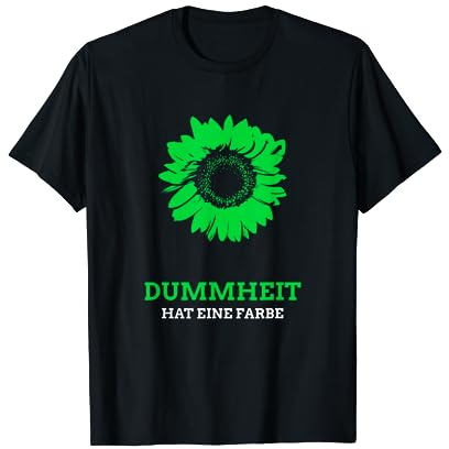 Dummheit hat eine Farbe Kobold Baerbock Die Grünen Grün T-Shirt