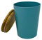 KeMar Kitchenware Tischabfalleimer mit Deckel, Kunststoff, Mülleimer, Abfalleimer, Kosmetikeimer (Petrol, 1 L)
