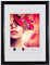 IDEAL TREND Moderner Bilderrahmen mit echtem Glas für wertvolle Erinnerungen Bilder Foto Rahmen mit abgerundetem Profil: Farbe: Schwarz | Format: 50x70