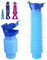 Urinal Unisex Schrumpfbares Urinal Notfall Pissoir Tragbare Bett Pfannen Notfall Persönliche Toilette mit Deckel für Kinder und Erwachsene für Camping Auto Reisen Stau und Warteschlange 750 ML