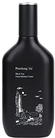 [PKY] Pyunkang Yul Black Tea Deep Infusion Toner gegen Hautalterung, Feuchtigkeitsspendender Toner zur Pflege feiner Linien und für straffere Gesichtshaut, ohne Reizung, koreanische Hautpflege 130ml