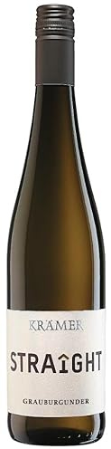 Krämer Straight Grauburgunder trocken 2022 (1x 0,75L) | trocken | Weißwein | Deutschland | Grauburgunder | Deutschland