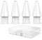 Delidigi 4 Pack Puntas Apple Pencil Compatible con Apple Pencil 2ª/1ª generación y Apple Pencil Pro/USB C, iPad, Apple Pencil Tips, Puntas de lápiz de Alta sensibilidad(Blanco)