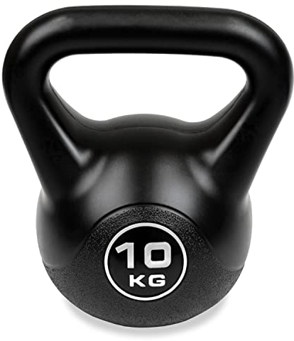 10kg Heavy Duty Kettle Bell Hand Weights for Home Gym, Pro Gym, Workouts & Weightlifting | AJX