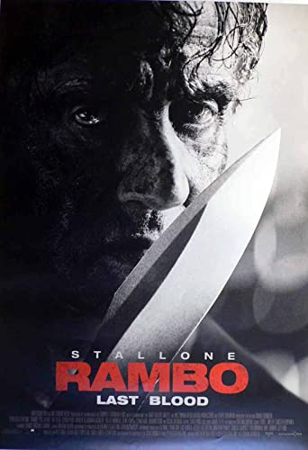 Rambo - Last Blood - Sylvester Stallone - Filmposter 37x53cm gerollt