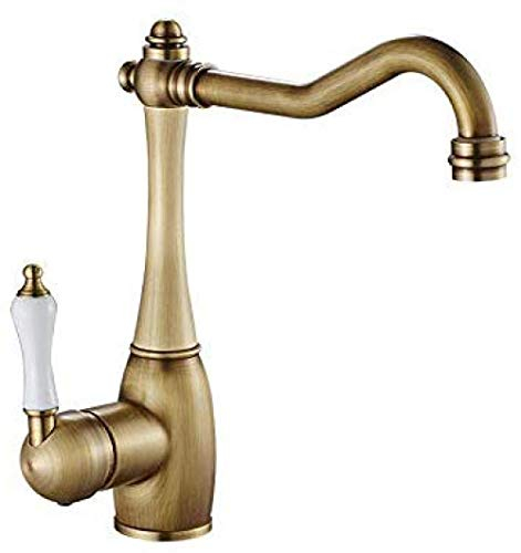 TAOZUYING Grifo Cocina Rústica Fregadero Giratorio Fregadero Grifo Frío y Caliente Marriage
