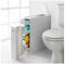Homme Concept - White Narrow Bathroom Storage Cabinets Unit, Slimline Bathroom Storage Box - Multi-Purpose Organiser Compact Bathroom Organiser Bathroom, Living Room, Kitchen, Hallway (GG-498)