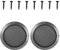 MACHSWON Car 2pcs Mesh Speaker Cover Grill Sub 7inch Woofer Subwoofer Grille Protector Gray