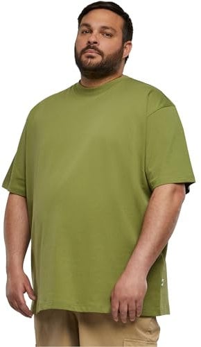 Urban Classics Men's Organic Tall Tee T-Shirt, Newolive,
