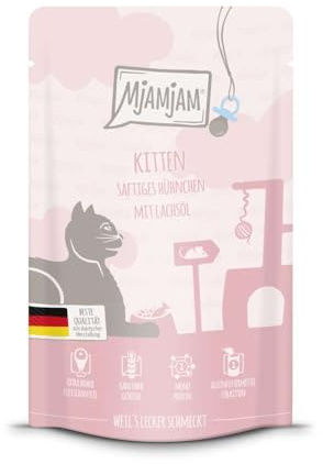 MjAMjAM Kitten Quetschie 12x125g Pouches