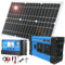 Kit pannello solare, Kit pannello solare completo, Kit pannello solare con inverter for auto da 500 Watt/ Regolatore di carica PWM 30 A/ Pannello solare impermeabile da 18 W, Kit pannello solare for a