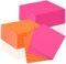 120 Stück rosa und orange Papierservietten, 12,7 x 12,7 cm, Cocktail-Servietten, Getränkeservietten, Einweg-Servietten, Papierservietten für Tequila, Sonnenaufgang, Junggesellinnenabschied,