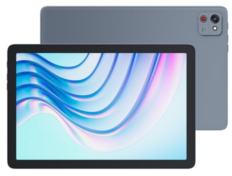 Cubot Tab 60 - Tablet de 10.1 HD+, 4GB y 128GB, Cámara 13MP, Batería 6000mAh, Android 13, Procesador OctaCore, Color Gris